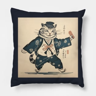 Edo cat Pillow