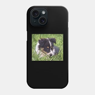 Border Collie Puppy Phone Case