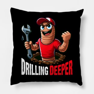 Drilling Deeper Pillow