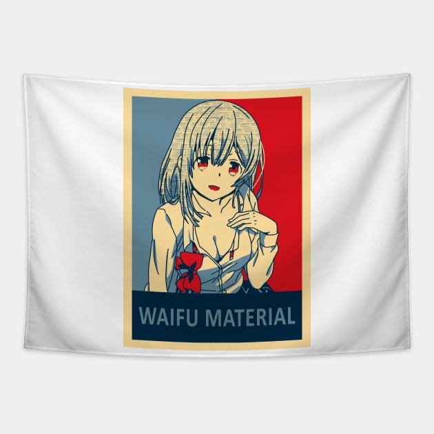 Higehiro - Saya Ogiwara I Waifu Material Poster Tapestry by Dokey4Artist