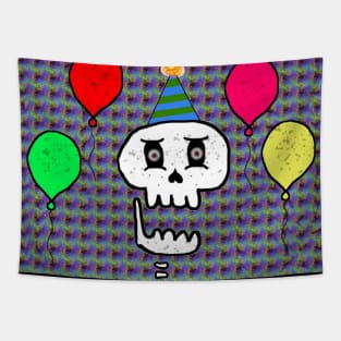 Skeleton Birthday Tapestry