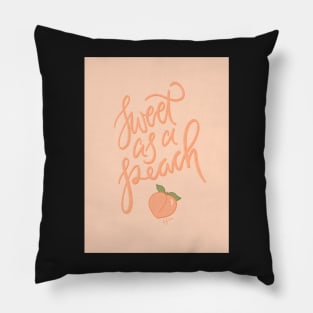 Sweet as a Peach Pillow