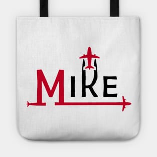 MIKE Aviation Phonetic Alphabet Pilot Airplane Tote