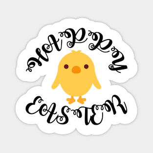 Easter Wishing Chick Magnet