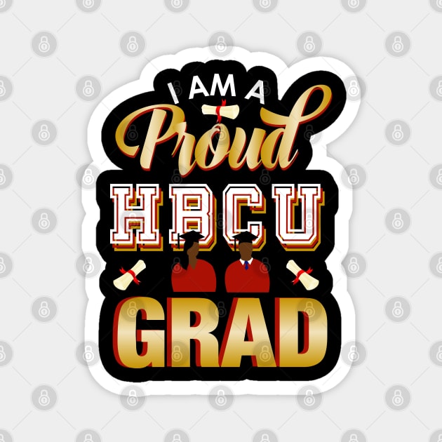 Proud HBCU Grad Magnet by blackartmattersshop