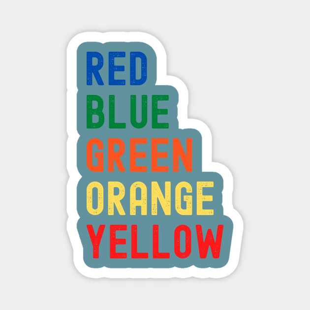 Slightly wrong colors Magnet by waltzart