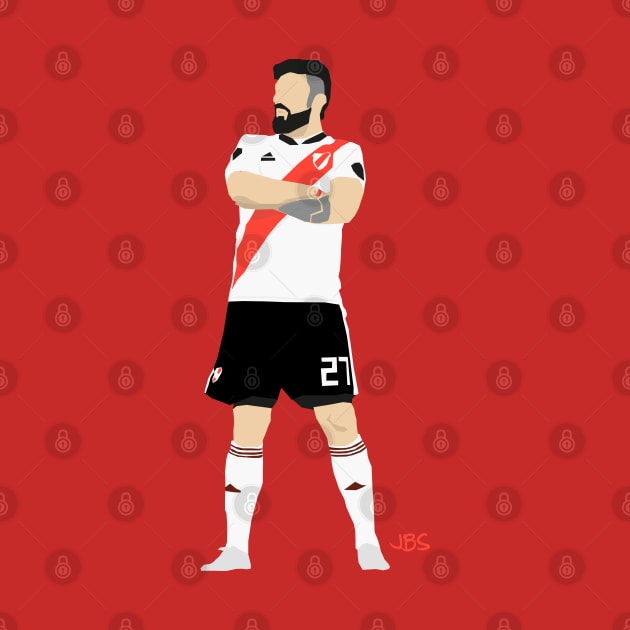 Lucas "Oso" Pratto, final Libertadores 2018 by jbsgrafico