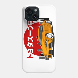 Orange Toyota Supra mk5 (A90) 2019-2023 Phone Case