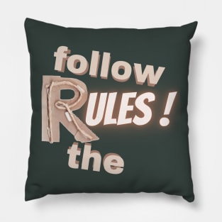 Rules Pillow