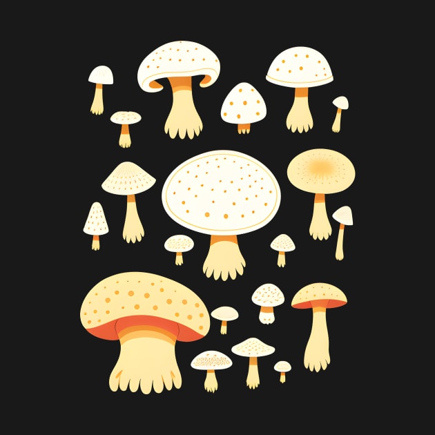 Mushroom Pattern by Jaymz Weiss Designz