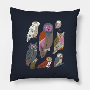 Owl Friends Pillow