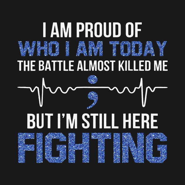 The Battles Almost Killed Me I Am Still Here Fighting Chronic Fatigue Syndrome Awareness Blue Ribbon Warrior by celsaclaudio506