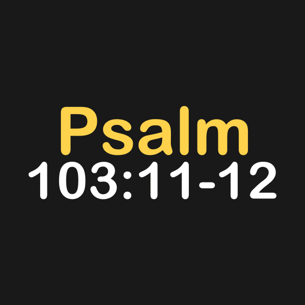 Psalm 103:11-12 by theshop