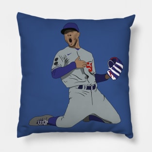 Mookie Betts Game Winning Catch Los Angeles Baseball Pillow