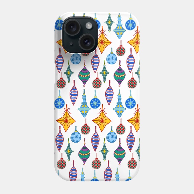 Christmas Ornaments | Christmas Baubles | Christmas Decorations Phone Case by HLeslie Design