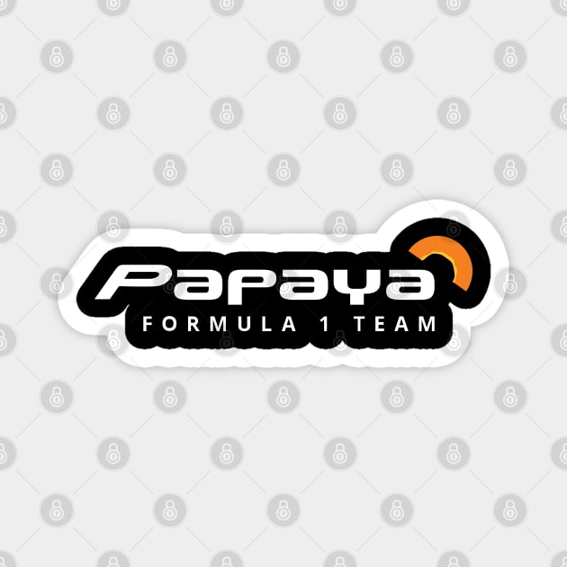 Papaya F1 Magnet by Nagorniak