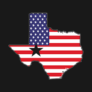 Patriotic American Proud Texan T-Shirt