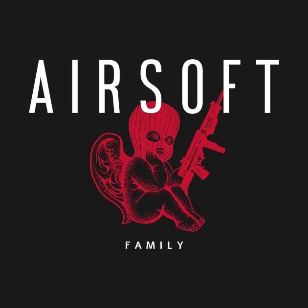 Airsoft Family - Masked Angel by Airsoft_Family_Tees