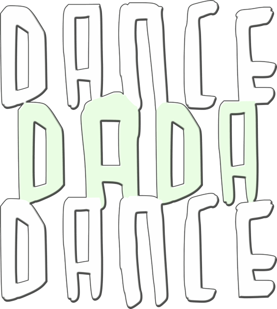 Dance Dada Dance Kids T-Shirt by badlydrawnbabe