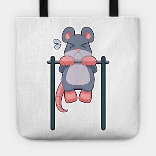 Mouse Bodybuilder Pull ups Fitness Tote