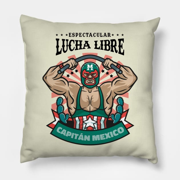 lucha libre Pillow by redwane