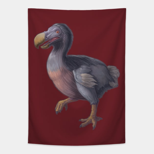 Raphus cucullatus - The Dodo Tapestry by CoffeeBlack