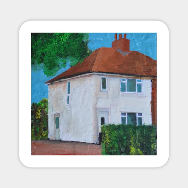 White House In Essex, England Magnet by golan22may