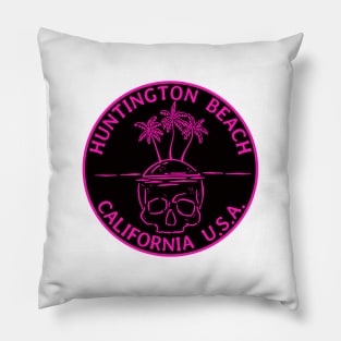 Huntington Beach California Surfing Surf Pillow