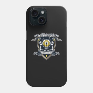 Motorcycle in California Phone Case