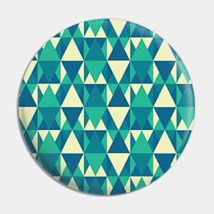 Forest Green Abract Pattern Pin