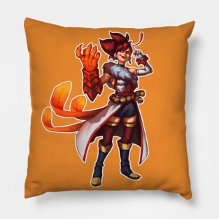 Liz : the Phoenix feathers Pillow