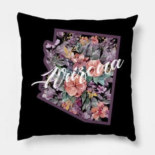 Arizona Floral State Pillow