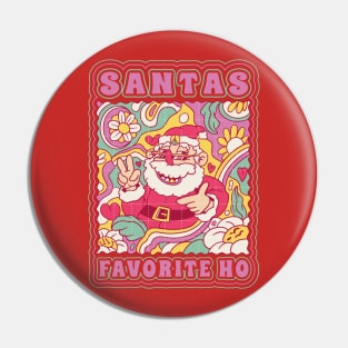 Pink Santa Pin