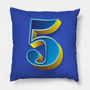 Float 5 Blue Yellow Pillow