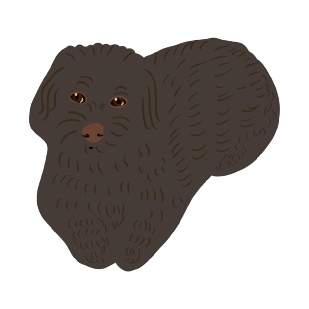 Fluffy Black Doggie by PatternbyNOK