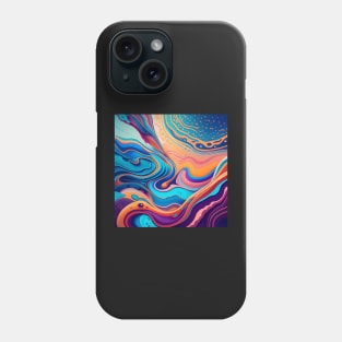 Abstract fluid art Phone Case