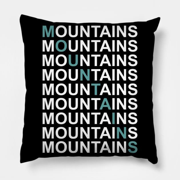 Mountains Alps Mountains Hiking Climbing Pillow by Hariolf´s Mega Store