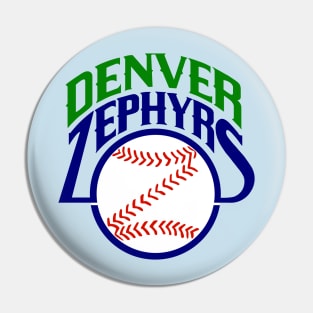 Classic Denver Zephyrs Baseball Pin