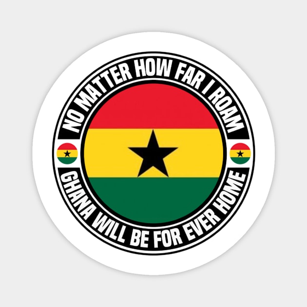Ghana Will Be Forever Home Magnet by Afroditees