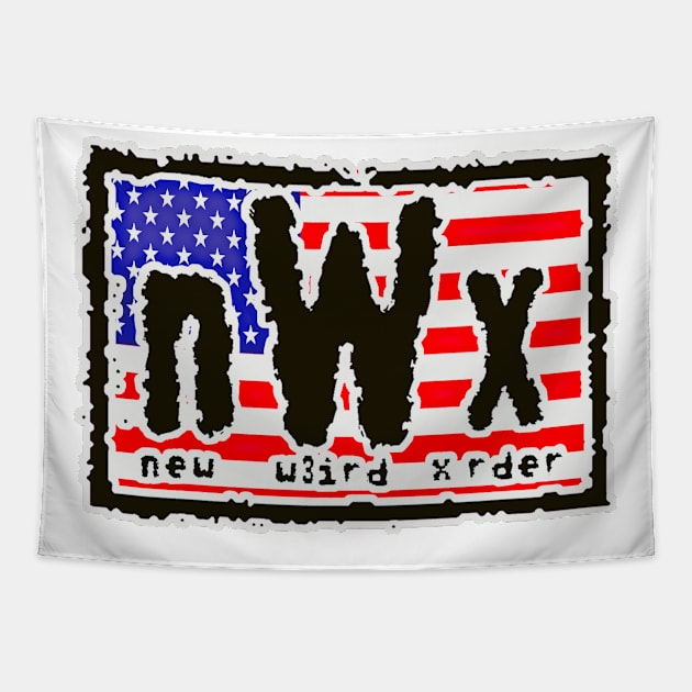 W3IRD GVNG ''NWX'' (AMERIKA) Tapestry by KVLI3N