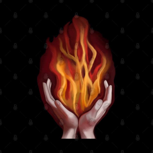 Fire in the hands by Meakm