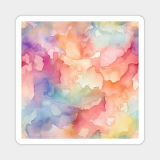 Colorful Watercolor Pattern - 03 Magnet