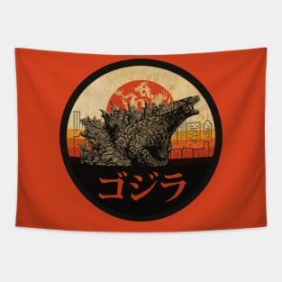 God Kaiju Vintage Tapestry