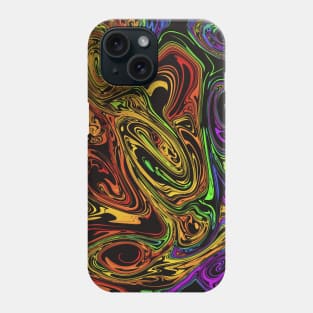 trippy rainbow Phone Case