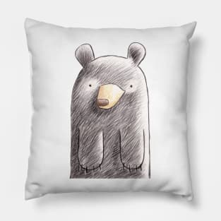 It's a Family of Bears - Black Bear Pillow