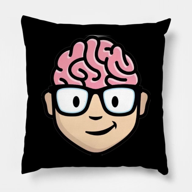 use your brain Pillow by LOTFIS STYLE