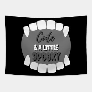 Retro Vampire Teeth Tapestry