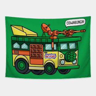 Turtle Van - Cowabunga! Tapestry