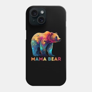 Mama Bear Abstract Design Phone Case