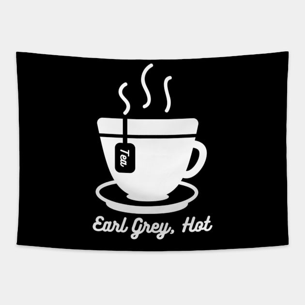 Earl Grey Tea Hot Tapestry by Mitsue Kersting